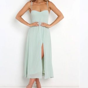 Amelia dress petal and pup